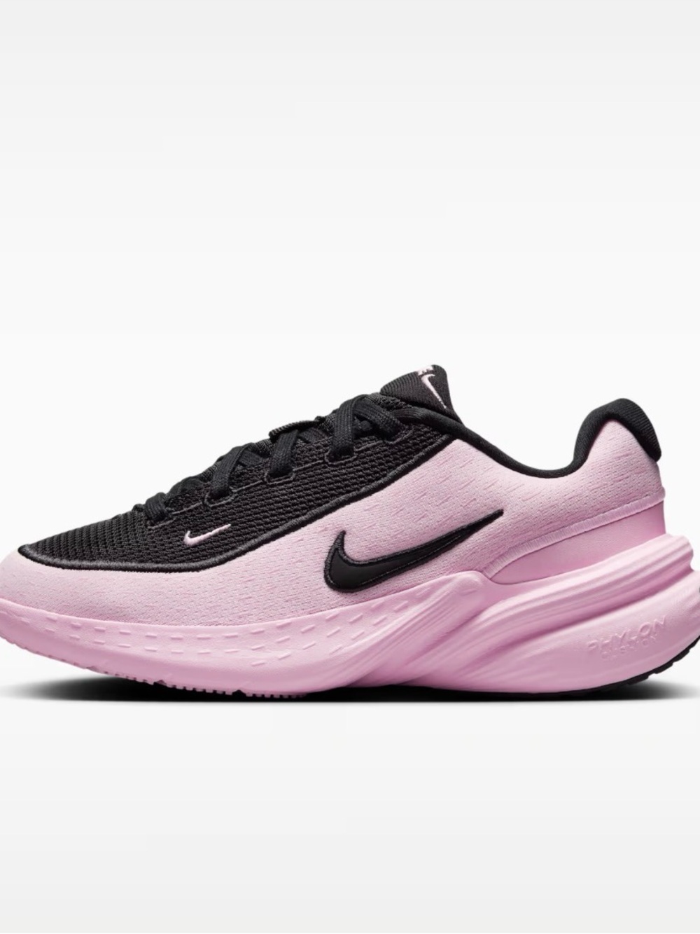 Nike big kids shoes Black and Pink Cushion Run Sneakers